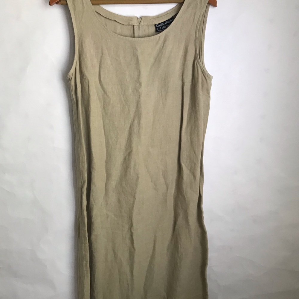 Carol Anderson Collection Linen Midi Dress